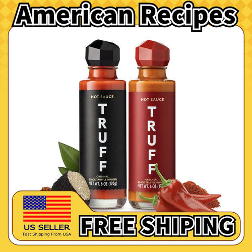 美国直邮TRUFF Black Truffle Oil Hot Sauce 黑松露油辣椒酱170g