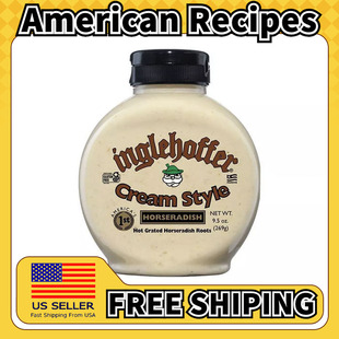 美国直邮Inglehoffer Cream Style Horseradish 奶油辣根酱269g