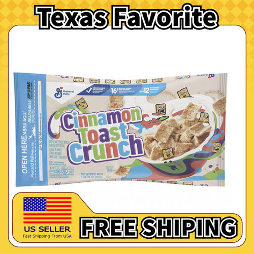 美国直邮Cinnamon Toast Crunch Cereal 肉桂吐司脆麦片冷冲麦片