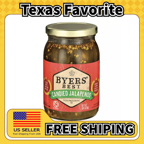 美国直邮Byers' Best Candied Jalapenos 蜜饯墨西哥辣椒473g