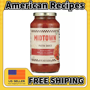 美国直邮HEB Midtown Marinara Pasta Sauce 番茄蒜意大利面酱680