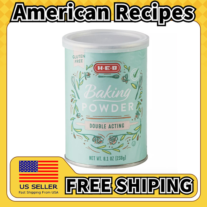 美国直邮HEB Double Acting Baking Powder 双效泡打粉230g