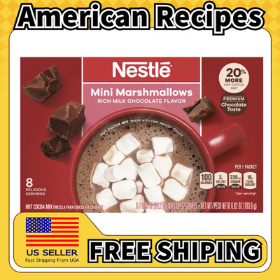 美国直邮Nestle Mini Marshmallows Hot Cocoa Mix 棉花糖可可粉