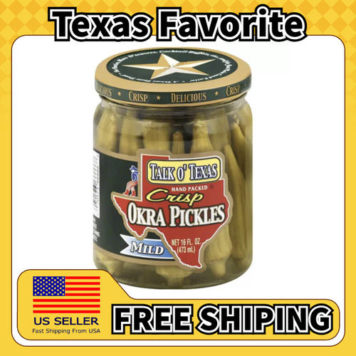 美国直邮Talk O' Texas Mild Crisp Okra Pickles 美式泡菜秋葵
