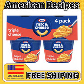 Triple Cheese Mac 美国直邮Kraft Cheese三重奶酪通心粉奶酪杯