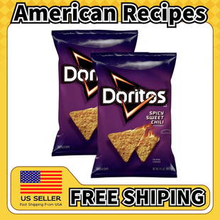 美国直邮Doritos多力多滋Dinamita 薯片玉米片休闲零食262.2g*2包