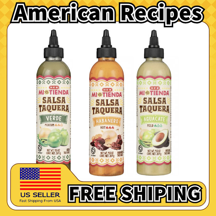 美国直邮HEB Mi Tienda Salsa Taquera 墨西哥玉米饼莎莎酱269g - 实物图