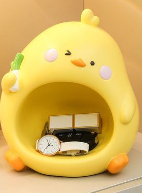 创意卡通轻奢树脂摆件钥匙玄关欧式客厅收纳桌面摆件家居乔迁礼品