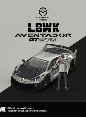 TM1:64兰博基尼LBWK LP700 GTEVO战斗灰仿真合金汽车模型