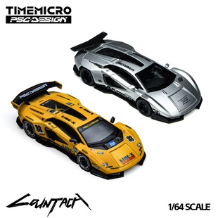 TimeMicro×PSC车舍1:64兰博基尼康塔什马年限定红限量版合金车模