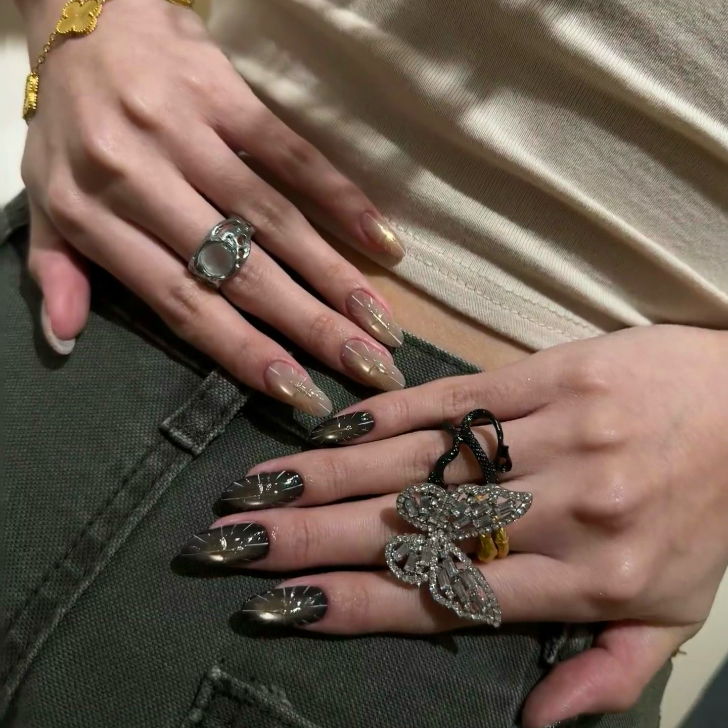 神谕圣光手工成品穿戴甲