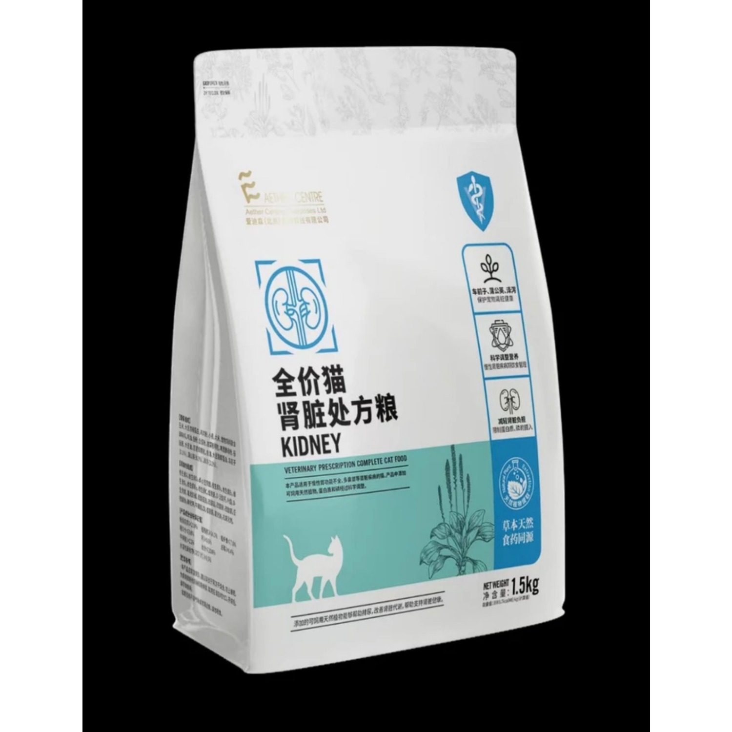 爱迪森猫肾脏猫肝脏犬皮肤处方粮1.5kg猫泌尿道猫胃肠猫情绪舒缓