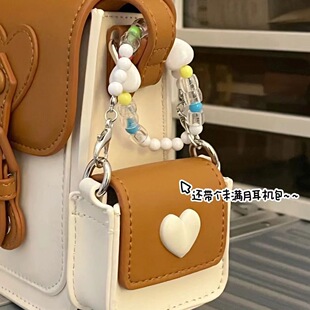 日系小挎包小众复古小方包包女2023新款 潮剑桥包学院风百搭斜挎包