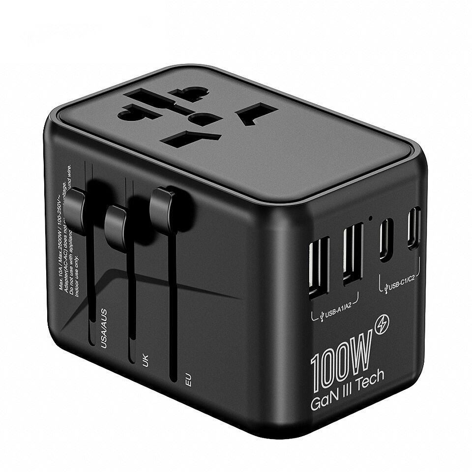 多功能旅行充电座2USB+3T