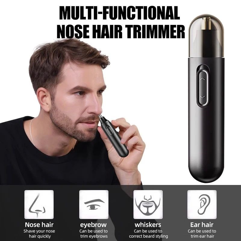 Electric nose hair trimmer is simple, atmospheric, and easy