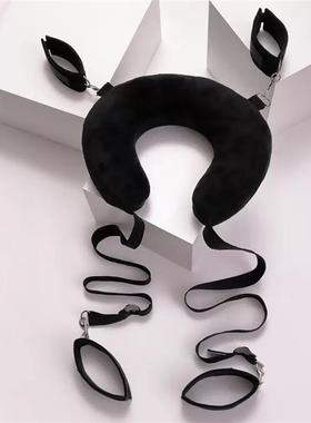 SM Handcuffs Spreader Pillow Female Bondage Toy