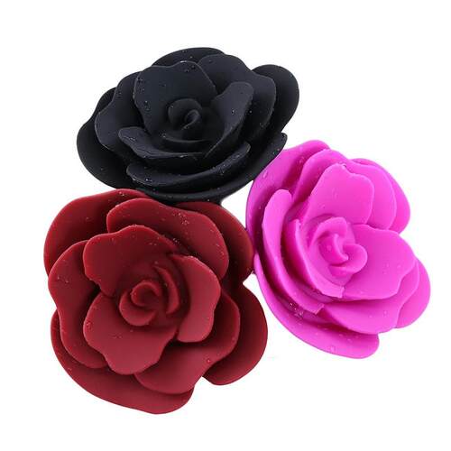 Rose Silicone Anal Plug Tail Adult Toy
