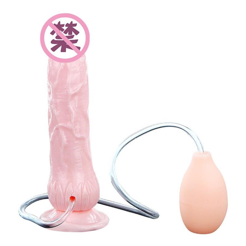 Inflatable Anal Dildo Adult Sex Toys for Women girl Silicone