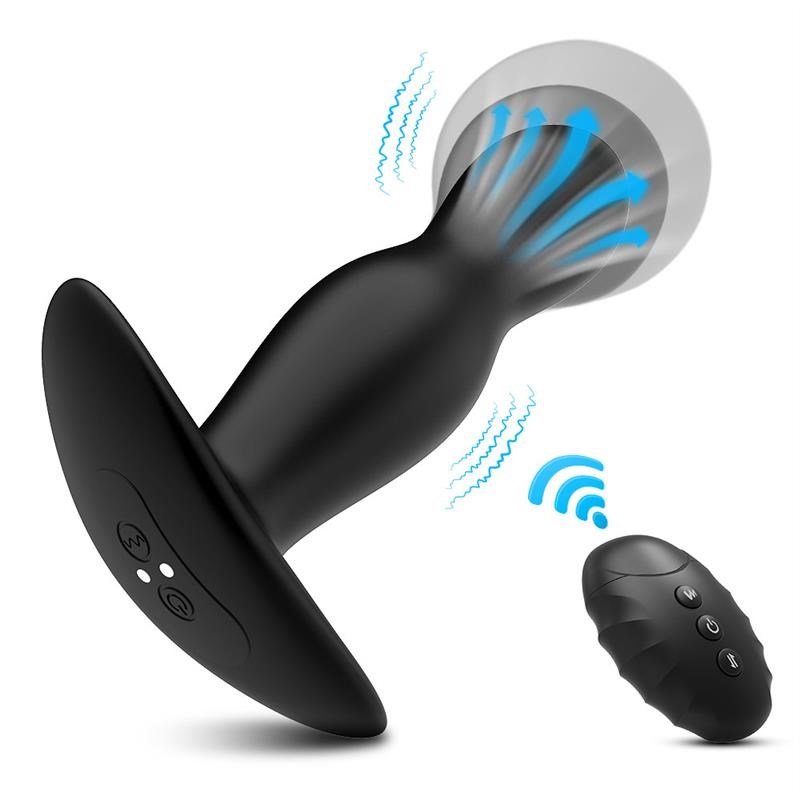YAFEI Silicone Butt Plug for Men Prostate Massager Vibrator
