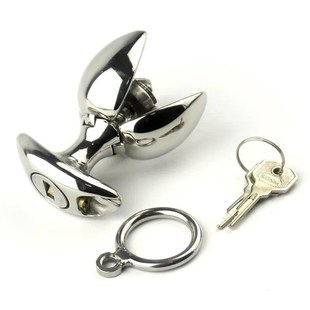 Steel Anal Lock 2022 Plug Stainless Openable Dilato NEW