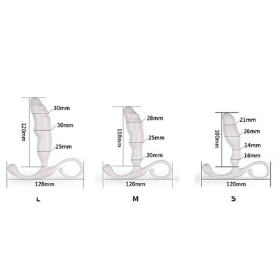 Male Vibrator Prostate Massager Anal Butt Plug for Women Dil