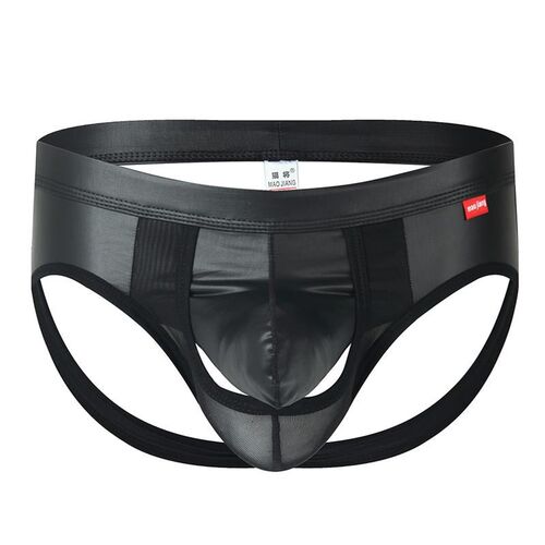 Gays Underwear Men Leather Kinky Men Jockstrap Sissy Panties