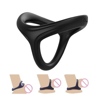 Male Penis Ring Cock Rings Sex Toys For Men Double Silicone
