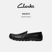 Plain男士 一脚蹬英伦懒人鞋 休闲乐福皮鞋 Clarks其乐Oswick 豆豆鞋