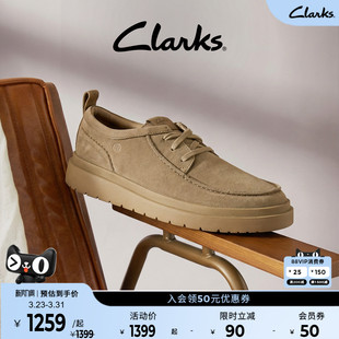 英伦厚底复古轻盈休闲皮鞋 新款 Moc男鞋 Clarks其乐Polden