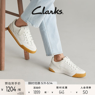 舒适耐磨透气休闲板鞋 Clarks其乐艺动系列男鞋 复古潮流面包鞋 新品