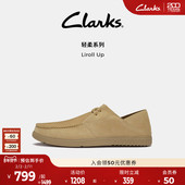 轻盈柔软舒适一脚蹬休闲鞋 Clarks其乐Liroll Up男鞋 乐福