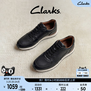 英伦风商务通勤休闲透气皮鞋 新款 Tie男士 Clarks其乐Radwell