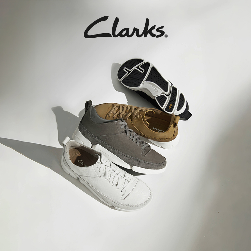 Clarks其乐情侣休闲鞋轻盈三瓣底