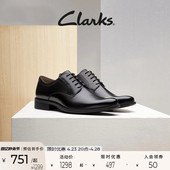 皮鞋 男 Clarks其乐泰顿系列英伦商务皮鞋 增高正装 德比鞋 结婚新郎鞋