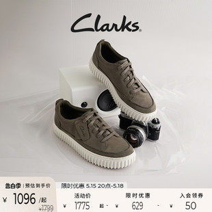 男鞋 休闲鞋 复古时尚 舒适透气单鞋 Clarks其乐街头系列饼干鞋