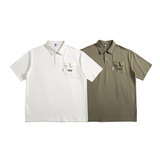 南夏乔装2025夏季新款纯色基础款翻领短袖衬衣日系青春流行衬衫男，男装T恤，电商S006（B521）