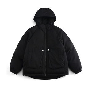 南夏乔装 2025冬男士大口袋连帽开衫棉服日系潮牌cityboy宽松棉衣图片