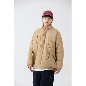 南夏乔装2025冬季新款立体大口袋面包服棉衣日系复古宽松立领棉服图片