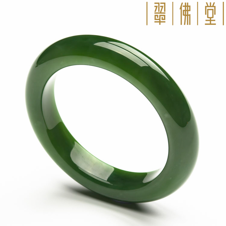 女款手镯天然和田玉翠佛堂