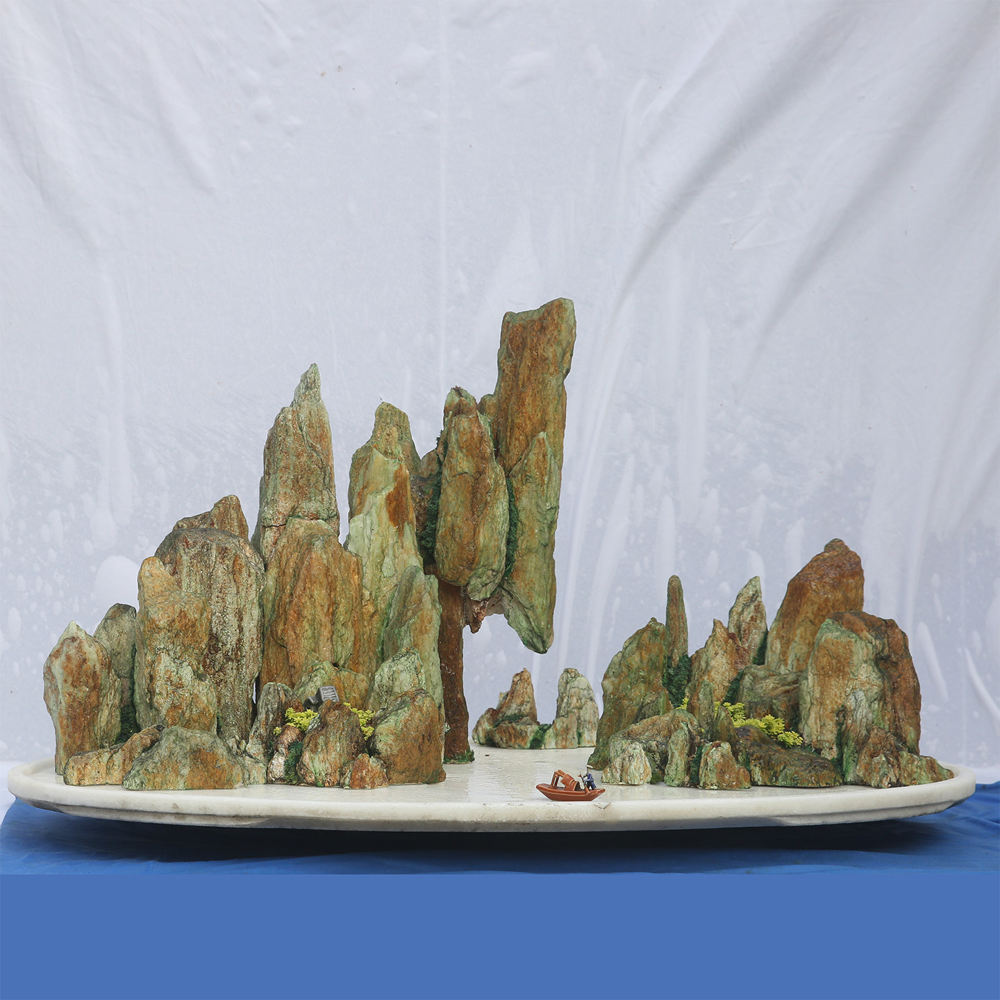 【一物一拍】自然山石盆景山水盆景、艺术品、室内庭院摆件