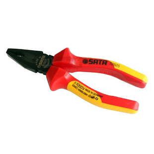 世达绝缘钢丝钳老虎钳尖嘴钳斜口钳子耐压工业级高压电工专用工具