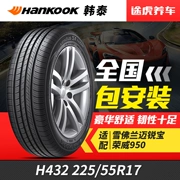 Lốp Hankook H432 225/55R17 phù hợp cho BMW Audi A6 series Regal Malibu mới 	lốp xe ô tô giá rẻ gia lop xe oto