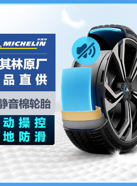 米其林汽车轮胎竞驰EV 255/40R20 101W T1静音棉适配特斯拉modelY