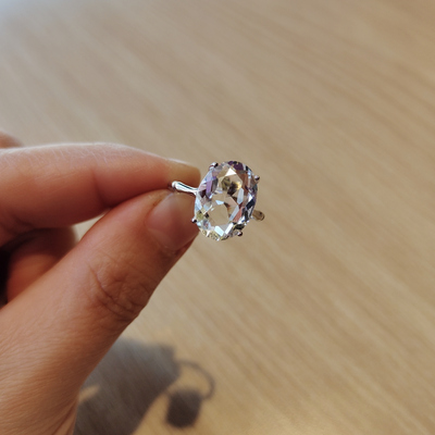 高品质大主石7克拉戒指