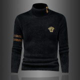 21809P135常年做不断货水貂绒毛衣加厚保暖打底针织衫，男装针织衫/毛衣，电商D207