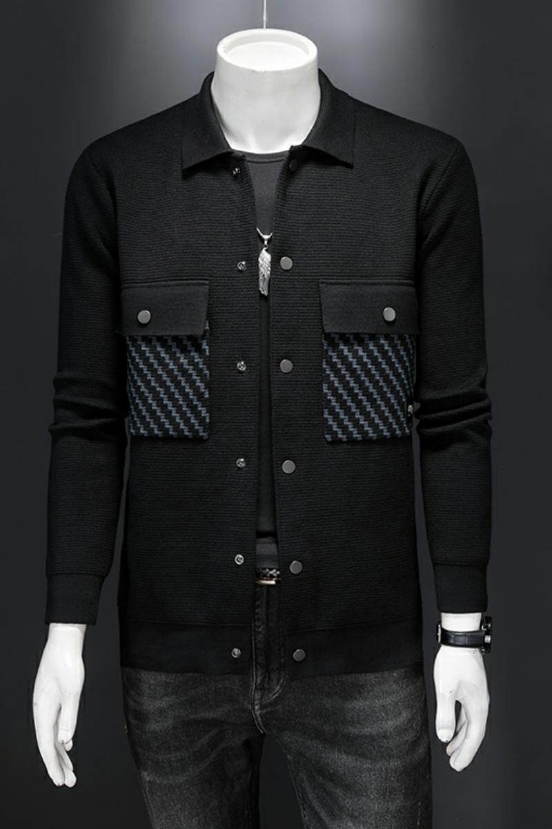 9516莉莉家针织夹克秋冬外套P185有4XL,男装夹克,电商D207