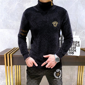21809 莉莉家主推大货水貂绒衫毛衣 P135 控188 有4XL 可穿210斤图片