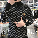 72023P135长期款秋冬长袖羊毛衫毛衣针织衫套头打底衫，男装针织衫/毛衣，电商D207