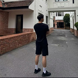 811P25健身弹力透气教练速干短袖T恤正肩体恤衫运动，男装T恤，电商D207