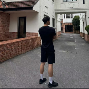 811 P25 健身弹力透气教练速干短袖T恤正肩体恤衫运动图片